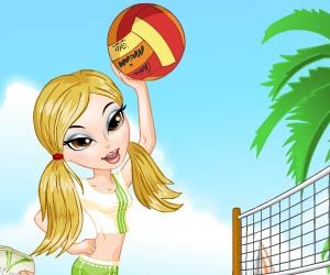Bratz volleyball oyunu oyna