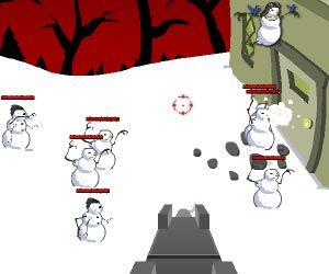 Snowman attack oyunu oyna