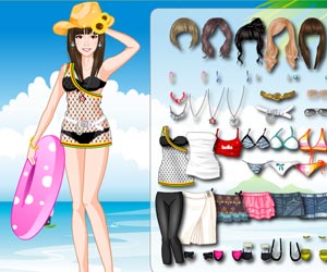 Beach Beauty Dress Up oyunu oyna