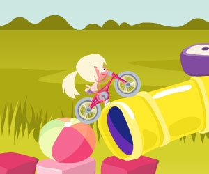 Pink bike oyunu oyna