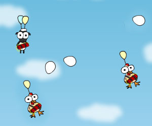 Egg parachute attack oyunu oyna