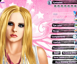 Avril Lavigne Makeup oyunu oyna
