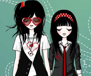 EMO Girl Dress Up oyunu oyna
