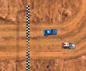 Car race in the desert oyunu oyna